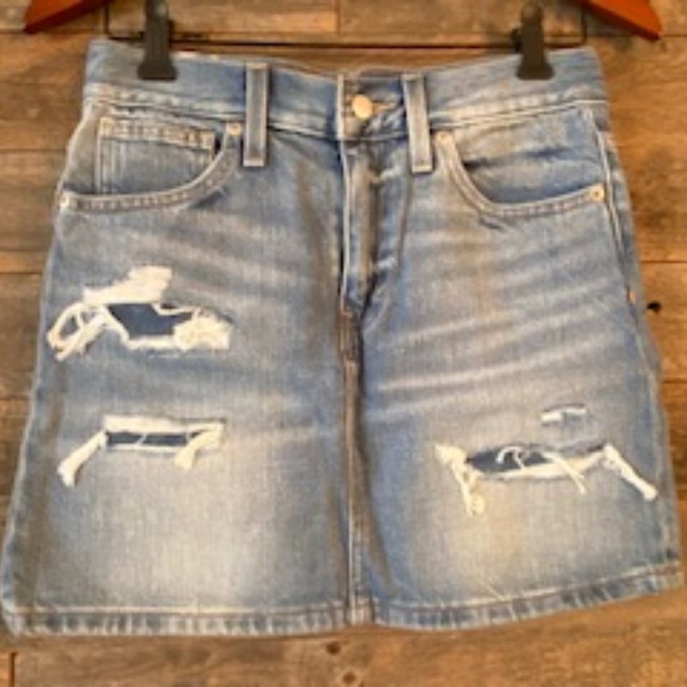 Madewell Rigid Denim Mini Skirt